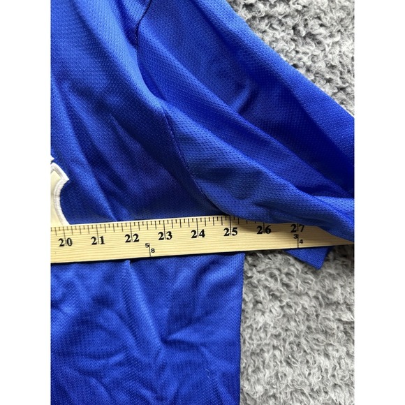 Vintag New York Yankees Bright Blue Jersey USA Made MLB Men's XXL - Picture 6 of 9